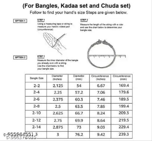 Gold Plated Meenakari Kada Bangles - Daily Wear (Pack of 2)